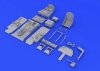 Eduard 648259 P-38J cockpit ACADEMY 1/48